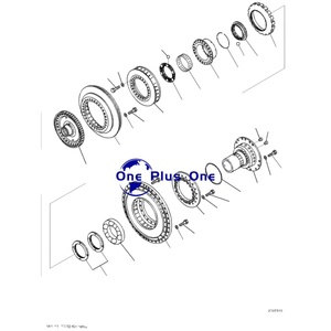 Conjunto de Flujo de Torsión 561-13-70030 569-13-70001 para <span class=keywords><strong>KOMATSU</strong></span> HD605-7E0 5611370030 5691370001 - Product Image 2