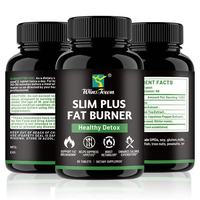 Complément alimentaire naturel à base de plantes personnalisé Slim Plus Brûleur de graisse Comprimés et capsules Détox naturelle Beauté Perte de poids Complément alimentaire
