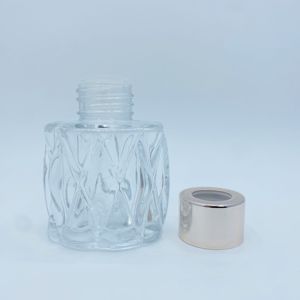 Bocaux diffuseurs en verre de 50 ml avec bouchons en plastique, accessoires de remplacement DIY pour diffuseurs à bâtonnets parfumés - Product Image 4