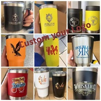 Cadeaux d'affaires personnalisés : Tasse thermique isotherme en acier inoxydable de 30 oz avec paille, Mug à café, Gobelet de 20 oz, Vasos Termicos