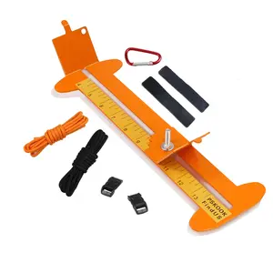 High Quality Wholesale Adjustable Outdoor Survival Kit Bracelet Knitting Tool Weaving Tool Metal Paracord Jig Bracelet Maker