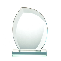 Trophée en cristal K9 poli en forme de goutte d'eau, vierge, personnalisable avec logo, pour récompenses, compétitions, plaques d'honneur et événements professionnels, vente en gros