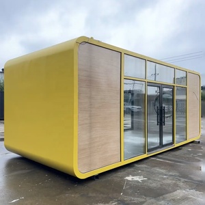 Moderna Cabina Apple 20ft/40ft, Edificio Prefabbricato Modulare Multiuso in Struttura d'Acciaio per Ufficio, Casa, <span class=keywords><strong>Hotel</strong></span>, Uso Commerciale e Residenziale - Product Image 6