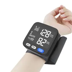 Esfigmomanómetro portátil de alta calidad, Monitor Digital de presión arterial de tipo muñeca totalmente automático para uso médico doméstico, 2023