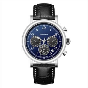 นาฬิกาข้อมือผู้ชายแฟชั่นธุรกิจ สแตนเลสสตีล ควอตซ์ 3ATM นาฬิกาดำน้ำ อนาล็อก - Product Image 4