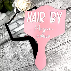 Miroir de maquillage moderne et écologique à main, tendance 2026, miroir de beauté facial unilatéral, personnalisable, best-seller TikTok - Product Image 4
