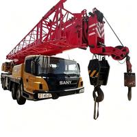 Grue sur camion Sany SYM5502JQZ100C d'occasion, 100 tonnes, 50000 kg, grue hydraulique pour levage de construction