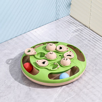Jouet de puzzle en plastique pour chat, jouet interactif pour animaux de compagnie, distributeur de friandises, jouet d'enrichissement pour chat et chien, mangeoire lente, jouet anti-stress pour animaux de compagnie