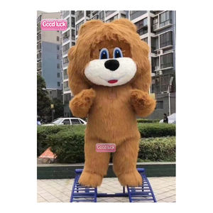 Gran oferta, gigante alto, 2m/2,6 m/3m/3,5 m, <span class=keywords><strong>disfraz</strong></span> <span class=keywords><strong>de</strong></span> mascota inflable del <span class=keywords><strong>Rey</strong></span> León, <span class=keywords><strong>disfraz</strong></span> <span class=keywords><strong>de</strong></span> felpa <span class=keywords><strong>de</strong></span> Animal <span class=keywords><strong>de</strong></span> estilo para caminar para adultos - Product Image 2