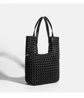 Sac seau en néoprène de luxe ouvert grand sac fourre-tout tissé pour femmes qualité originale motif à carreaux doublure en Polyester cadeau de maîtresse