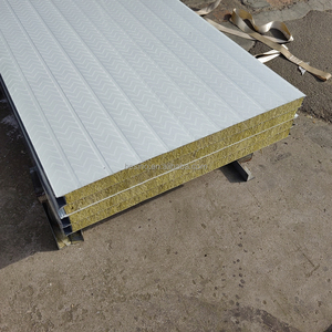 Tiêu Chuẩn Cao Đá Len Tường Bánh Sandwich Bảng Điều Khiển 150Mm Không Thấm Nước Cách Điện Thép Chống Cháy Vật Liệu Xây Dựng Cho Nhà Prefab - Product Image 3