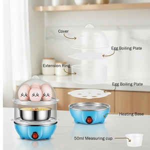 Machine à cuire les œufs automatique rapide pour la cuisine domestique, capacité de 7 œufs, machine électrique la moins chère pour faire bouillir les œufs - Product Image 4
