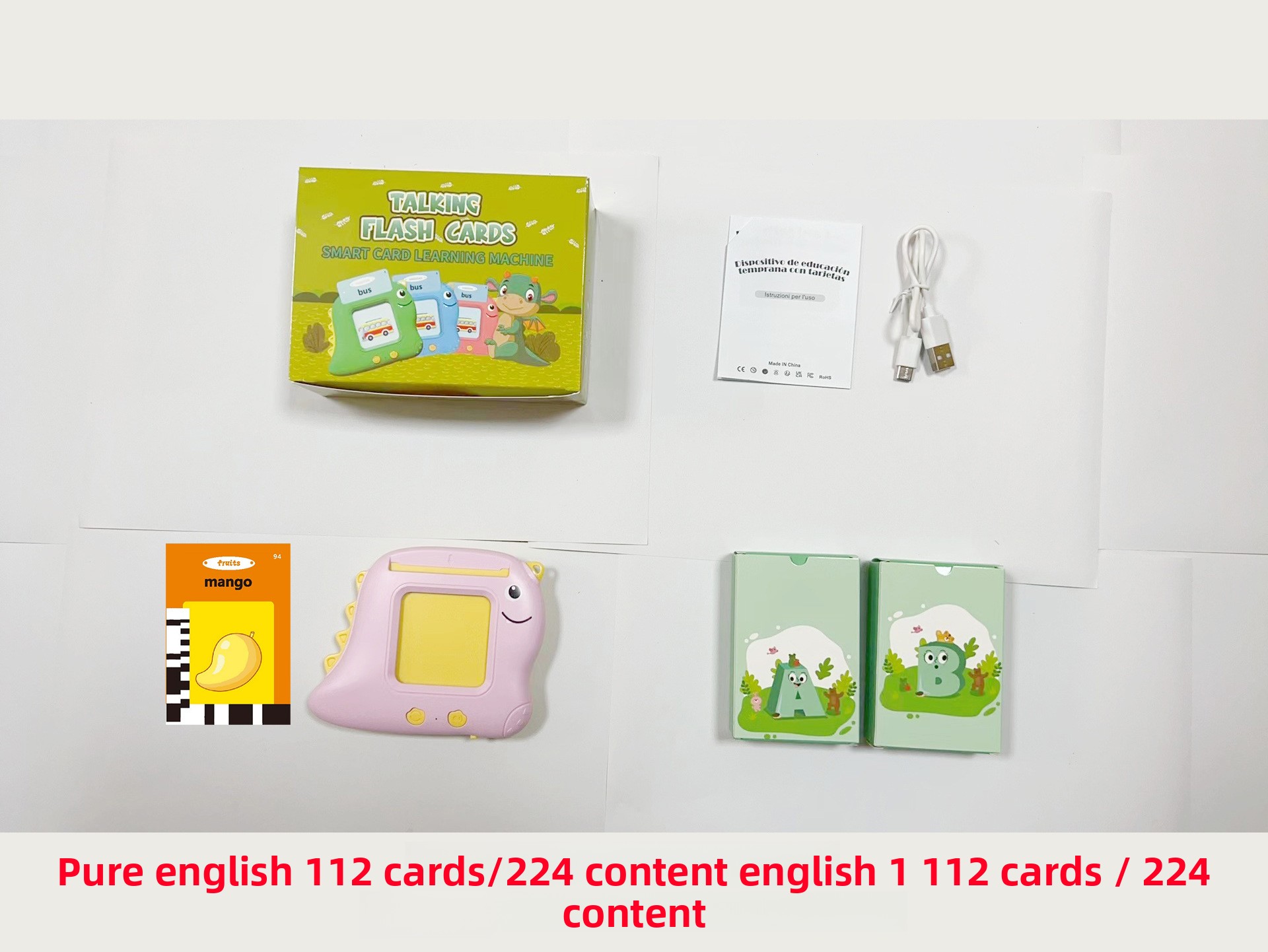 Machine à cartes Little Dinosaur [Rose+Jaune] [Anglais