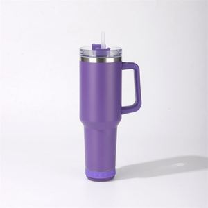 Gobelet Isotherme Portable Personnalisable 40oz en Acier Inoxydable 304 avec Haut-parleur Bluetooth, Poignée et Paille pour Voiture - Product Image 2
