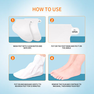 <span class=keywords><strong>Soin</strong></span> <span class=keywords><strong>des</strong></span> <span class=keywords><strong>pieds</strong></span> Masque hydratant pour les <span class=keywords><strong>pieds</strong></span> exfoliant nourrissant à l'aloe vera niacinamide - Product Image 6