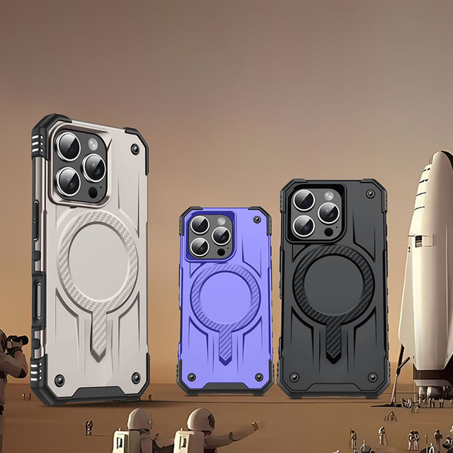 Rugged plastic magnetic for iPhone 16 mobile phone accessories,for iPhone 16 pro max 16 plus magnetic wireless charge case