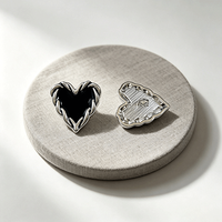 Boutons en métal CF Fashion, boutons personnalisés en alliage de zinc, fabricant d'accessoires vestimentaires en gros, faible MOQ, usine