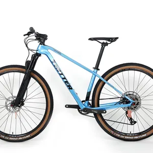 Twitter Warriorpro-Bicicleta de Montaña de fibra de carbono T900, 29er, eje pasante, disco de 12x148mm, 13 velocidades
