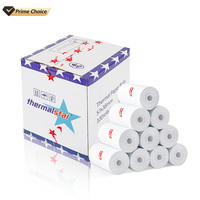 Voile 50 rouleaux dans une boîte 48Gsm 80X80Mm imprimante reçu personnalisé Guangzhou Bill matières premières petit caissier rouleau de papier thermique