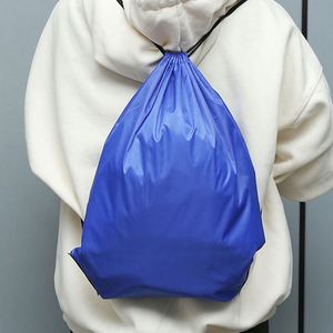 Wholesale Custom Logo Plain Polyester Drawstring <b>Backpack</b> Eco-Friendly Sport School Shopping Carry Bag Novelty Gift Features - Product Image 4