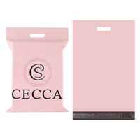 Sacs d'expédition personnalisés avec logo d'entreprise, imprimés sur mesure, pour colis postaux, sacs en plastique avec poignée, sacs d'expédition pour vêtements