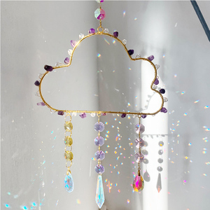 Atrapasoles de Nubes al por Mayor: Excelentes Artesanías de Amatista, Obsidiana y Cuarzo Rosa para Decoración - Product Image 3