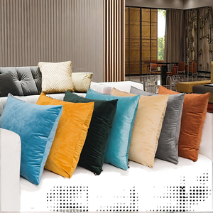 Funda de Cojín Moderna a Rayas de Terciopelo Sólido Tejido 40x40-60x60cm, Funda de Almohada Súper Suave para Uso Doméstico y Hospitalario - Product Image 2