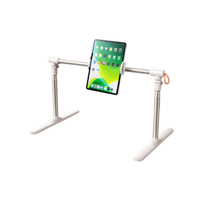 Aluminium Alloy Adjustable Height Flexible Arms <b>Tablet</b> <b>Stand</b> <b>for</b> Desk Bed 55-92cm Width Folding Cell Phone <b>Tablet</b> - Product Image 1