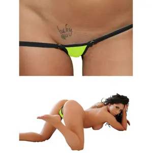 Chất Lượng Cao Sexy Eo Thấp Màu Rắn Mini Thong T Quần Phụ Nữ Cám Dỗ Mặc Bikini Quần Lót Đồ Lót - Product Image 1