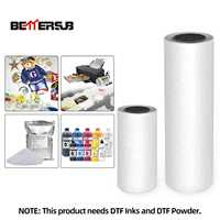 BAIYIN Vente en gros de film DTF 30cm 60cm, film d'impression DTF double mat et simple mat pour t-shirts en coton pur