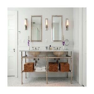 Tocador de alta calidad <span class=keywords><strong>Prima</strong></span>, tocador de baño para adultos montado en la pared independiente personalizado con espejo de lavabo de tocador con luces - Product Image 4