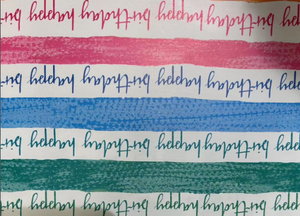 Papier d'emballage design anniversaire 70X100 cm Emballage papier cadeau - Product Image 4