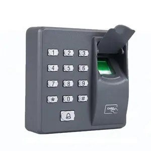 ZK X6 مستقل أنظمة تحكم في الدخول بالبصمة مع لوحة المفاتيح الغبار واقية باب التحكم في الوصول مع 125Khz RFID قارئ بطاقات