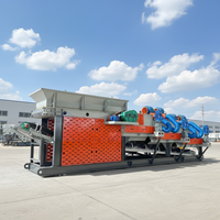 Neue Hocheffiziente 3-in-1 Abfallsortier-Kompakt-Fraktioniermaschine Luftseparator-Recyclinglinie mit Motor