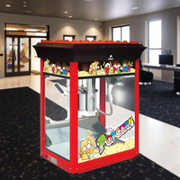 Máquina Expendedora de palomitas de maíz eléctrica estilo teatro automática comercial Uso de panadería con componente de motor central
