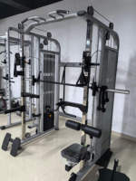 Appareil de musculation multifonctionnel pour la maison : Entraîneur fonctionnel, Crossover à câbles, Rack de squat, Machine Smith, Appareil de triceps en métal pour entraînement fitness