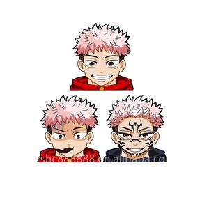 Autocollants de mouvement lentille animé 3D, étiquettes imperméables, pour voiture, Jujutsu <span class=keywords><strong>Kaisen</strong></span>, Itadori, Yuji, vente en gros, pièces - Product Image 1