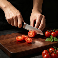 6 inch roestvrijstalen utilitymes, 3CR13 lemmet met ABS handvat, scherp fruit- en groenteschilmes voor de keuken