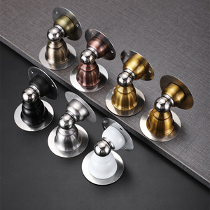 Tope de Puerta Magnético de Acero Inoxidable, Montado en la Pared, con Forma de Campana, Anticolisión, Diseño Moderno y Simple - Product Image 1