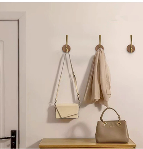 Mới Nhất Trung Quốc Phong Cách Gỗ Kẽm Quần Áo Móc Được Sử Dụng Cho Dày Cửa Nhà Bếp Phòng Tắm Tường Móc Hiên Tủ Quần Áo Móc - Product Image 4