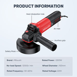 Amoladora angular Fyseus 1200W 100mm /125mm Máquina cortadora <span class=keywords><strong>de</strong></span> molienda profesional - Product Image 4