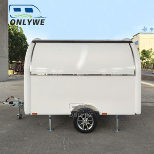 Onlye משאית מזון מהיר קיוסק רחוב כלבים חמים עגלת פיצה עגלת ציוד מזון נייד משאית - Product Image 2