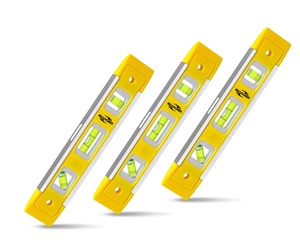 Tùy chỉnh công cụ đo lường từ ba bong bóng cụ <span class=keywords><strong>mini</strong></span> hợp kim nhôm Ngư Lôi Mức độ tinh thần - Product Image 1