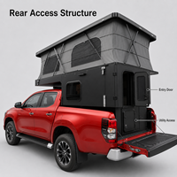 Remorque de camping australienne 4x4 de taille moyenne, amovible, pour expéditions, en aluminium, pliable, étanche, pour tout-terrain