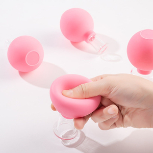 Populaire en caoutchouc ventouses sous vide Massage ventouses faciales Anti <span class=keywords><strong>Cellulite</strong></span> visage pot sous vide Anti rides thérapie ventouses bocaux - Product Image 2