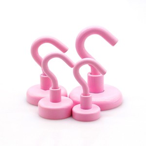High Quality Strong NdFeB Plastic Magnet Hook Neodymium Magnet Hook With 360 Degree <strong>Rotation</strong> for Hanging&amp;Refrigerator - Product Image 5