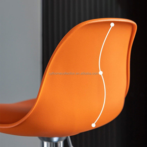 Chaise de salle à manger moderne de style nordique SYT avec coque en PU, dossier incurvé, pour steakhouse et <span class=keywords><strong>brasserie</strong></span> - Product Image 4