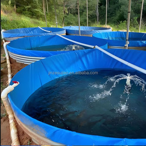 Vente flash : Bâche en <span class=keywords><strong>PVC</strong></span> pour pisciculture, bassin de 5 000 gallons, réservoirs en panneaux galvanisés en aluminium-zinc avec revêtement en <span class=keywords><strong>PVC</strong></span> - Product Image 4
