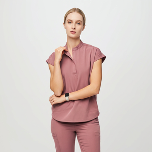 Set di Uniformi Ospedaliere Baiyi Angel OEM, Abiti e Pantaloni in Tessuto Elasticizzato/Poliestere, Unisex, Antipiega, Vendita all'Ingrosso - Product Image 2