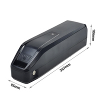 Batterie de vélo électrique triangulaire 36V 48V 10Ah 15Ah 21Ah rechargeable avec chargeur 3A pour moteur 1000W